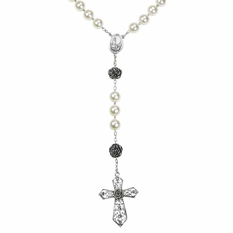 Pearl wall rosary 1