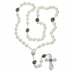 Pearl wall rosary