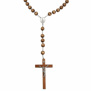Wooden wall rosary