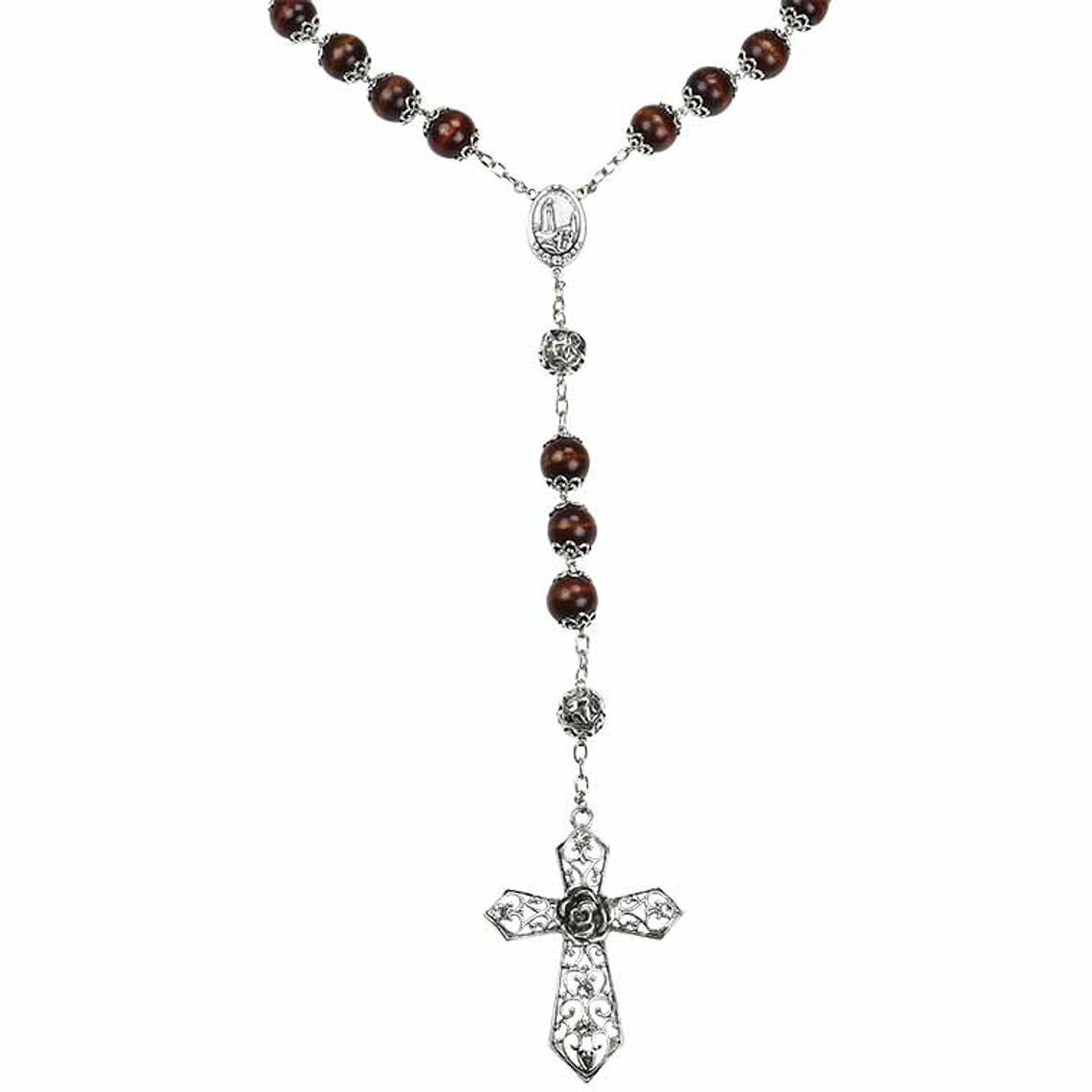 Wooden wall rosary 1