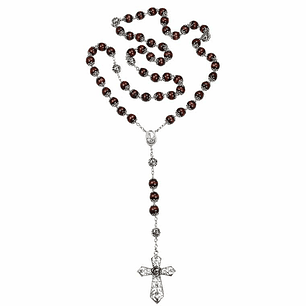 Wooden wall rosary