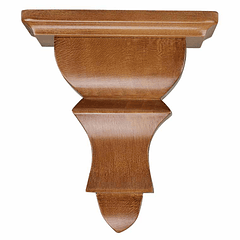 Simple wooden pedestal