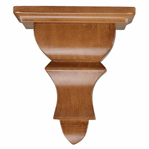Simple wooden pedestal