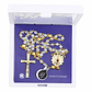Rosary of Fatima pure crystal - thumbnail 1