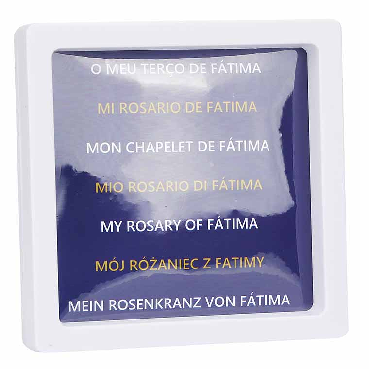 Rosary of Fatima pure crystal 4