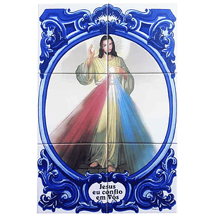 Jesus Mercy Tile 6 pieces