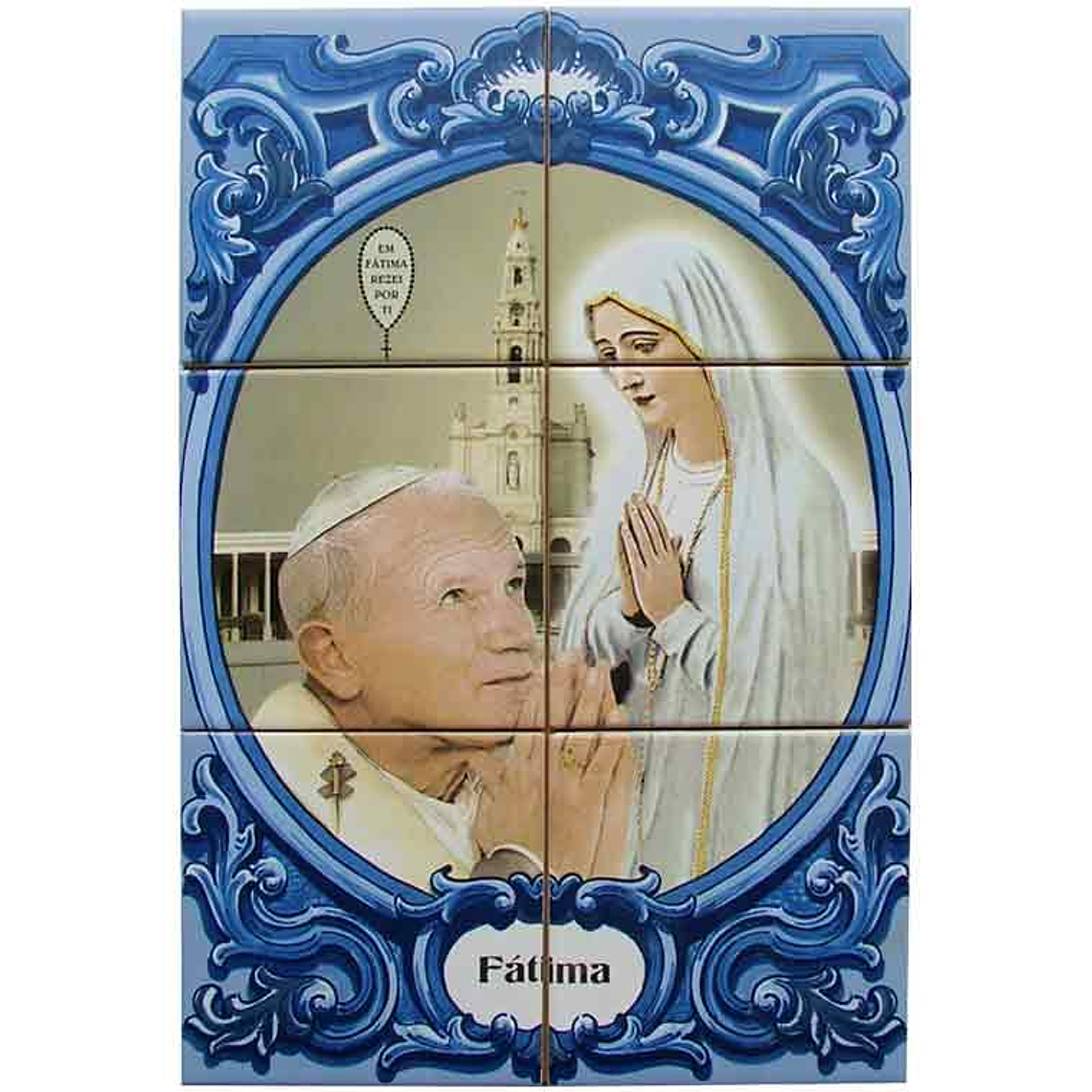 Tile Pope John Paul II 6 pieces 1