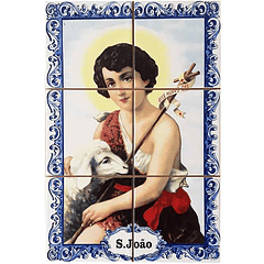 Azulejo de São João 6 peças