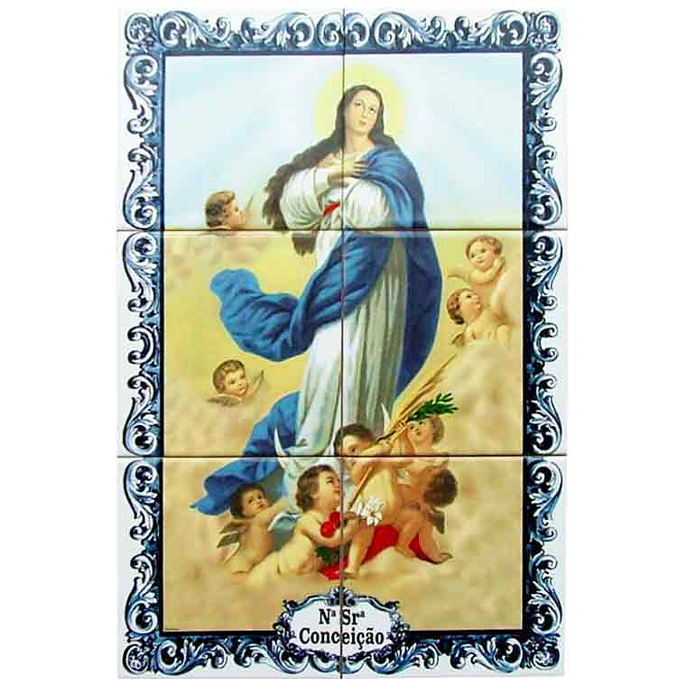 Tile of Our Lady of Conception 6 pieces 1
