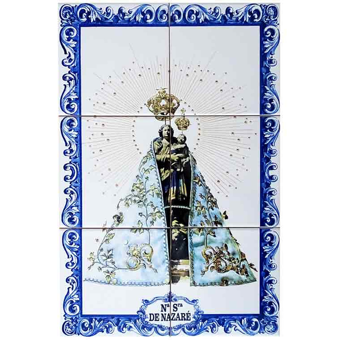 Tile Our Lady of Nazareth 6 pieces 1