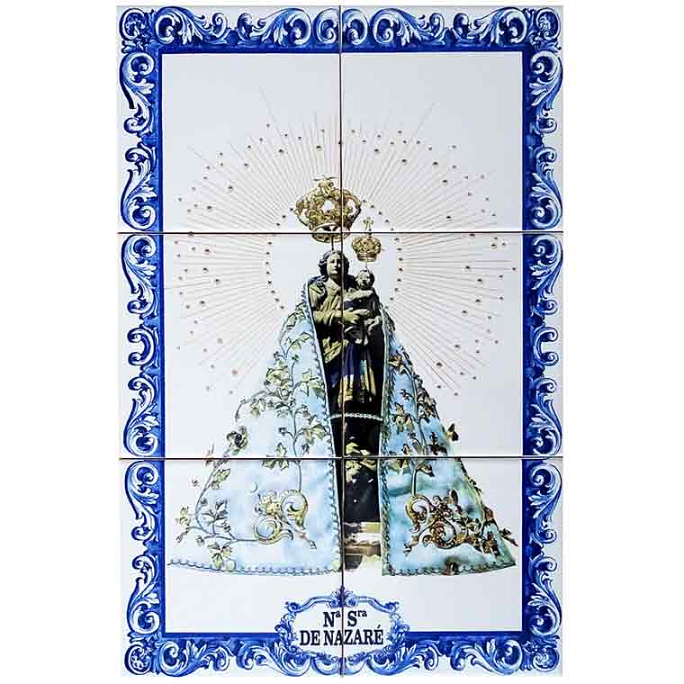 Tile Our Lady of Nazareth 6 pieces 1