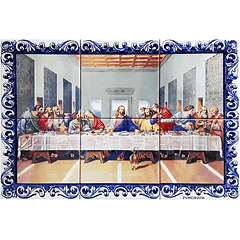 Azulejo Última Cena 6 piezas