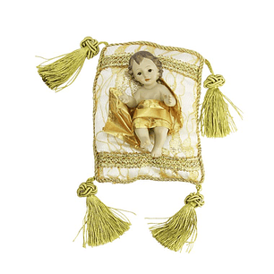 Infant Jesus with pillow