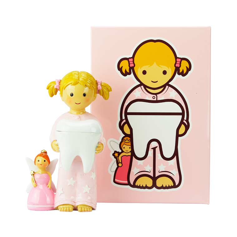 Tooth fairy with girl 1