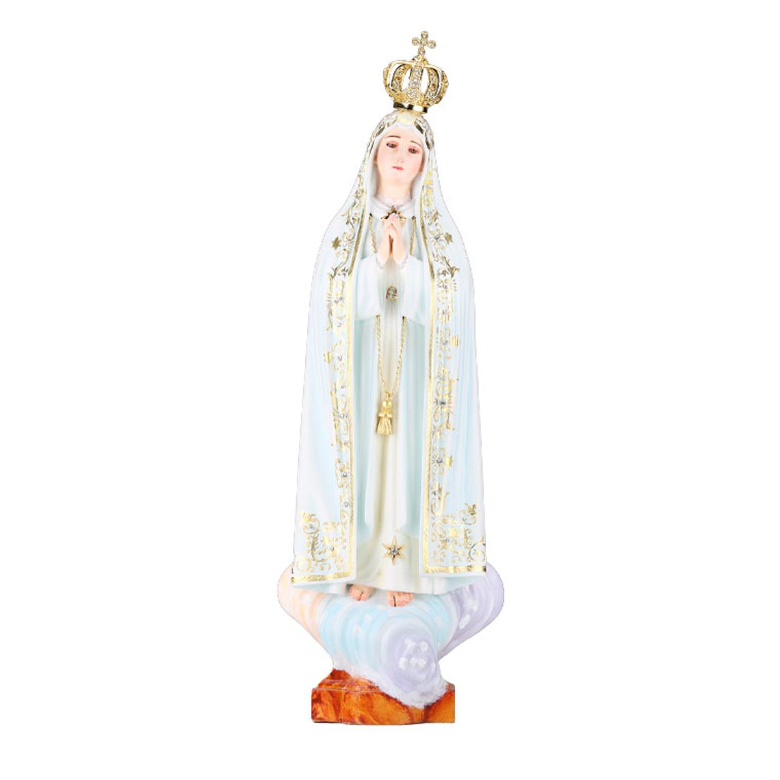 Our Lady of Fatima Capelinha - wood 40 cm 1
