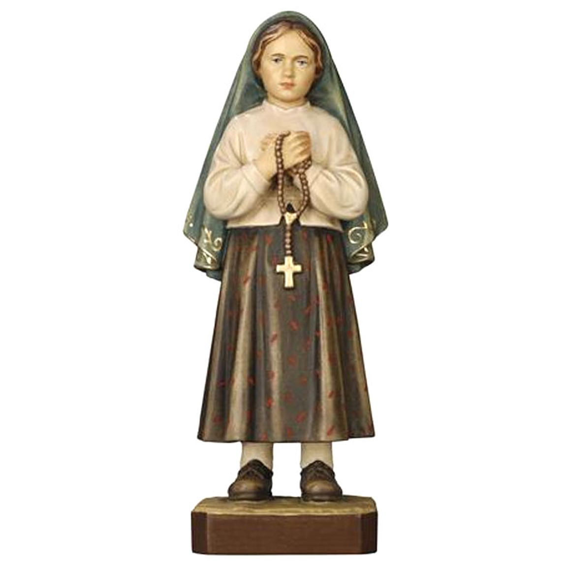 Wood statue of Saint Jacinta Marto 1