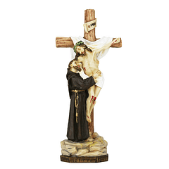 São Francisco com Cristo na cruz