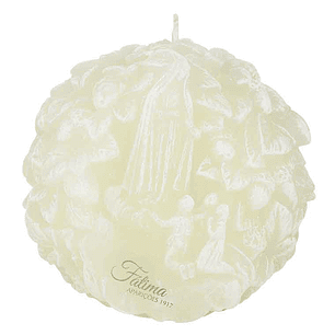 Candle with Apparition of Fatima