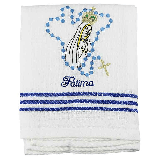 Kitchen towel with rosary 3