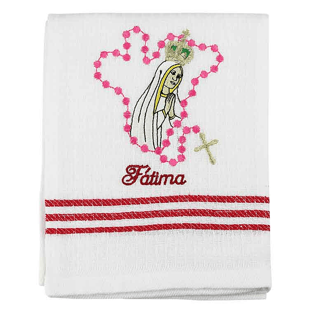 Kitchen towel with rosary 4