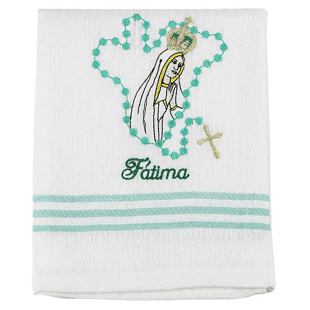 Kitchen towel with rosary 6