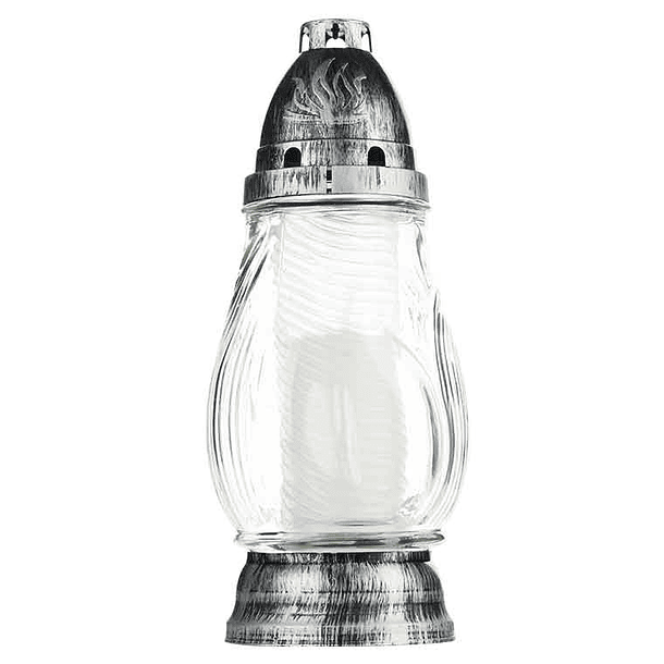 Candeeiro de vidro para velas 