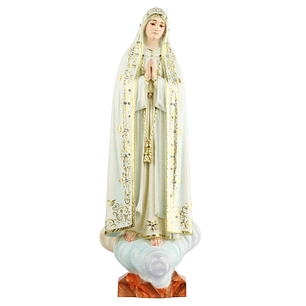 Nuestra Señora de Fátima - madera 30 cm