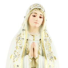 Wood statue of Our Lady of Fatima 30 cm