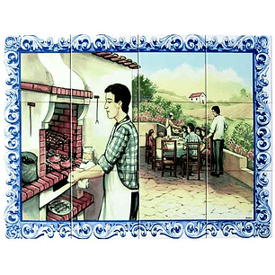 Barbecue Tile 12 Pieces