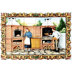 Barbecue Tile 24 Pieces