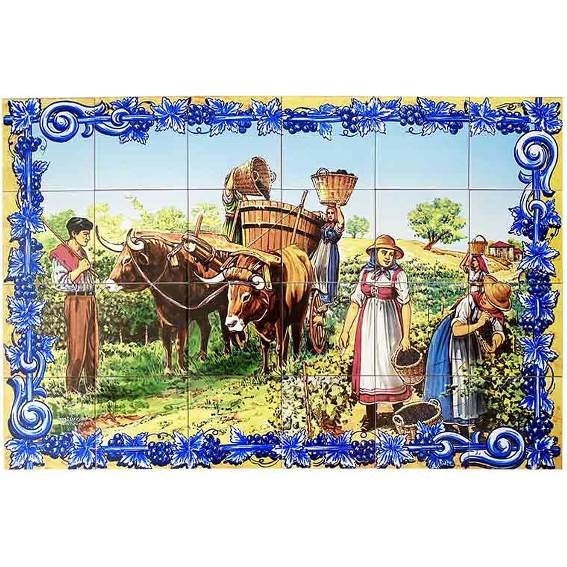 Piastrella vintage 24 pezzi 1