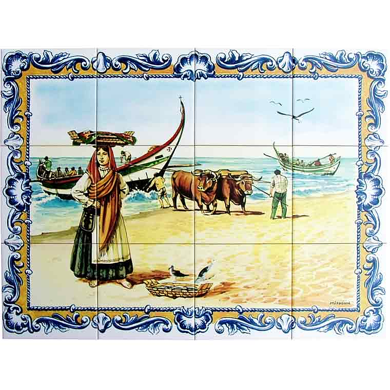 Azulejo Pescadores 12 peças 1