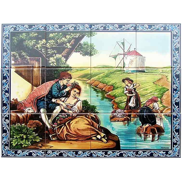 Azulejo Enamorados 12 piezas 1