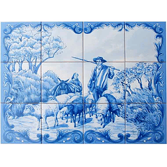 Azulejo Pastor 12 peças