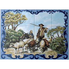 Azulejo Pastor 12 peças
