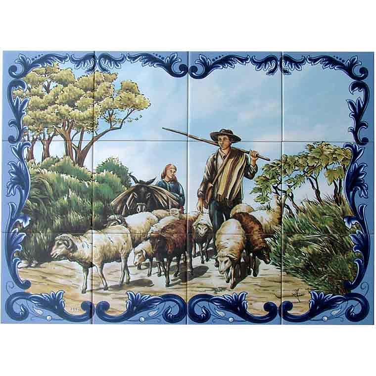 Azulejo Pastor 12 peças 1