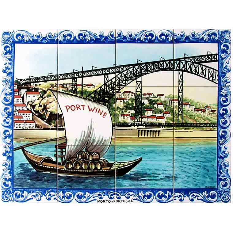 Azulejo Puente do Porto 12 piezas 1