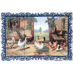 Chickens Tile 6 Pieces