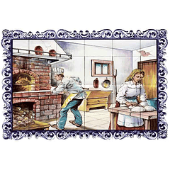 Azulejo A Padeira 24 peças