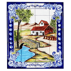 Azulejo Paisagem 20 peças