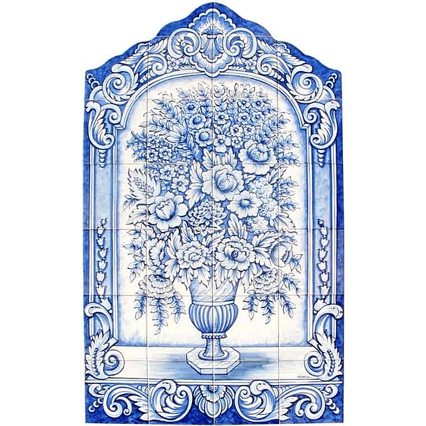 Blue Finial Panel 