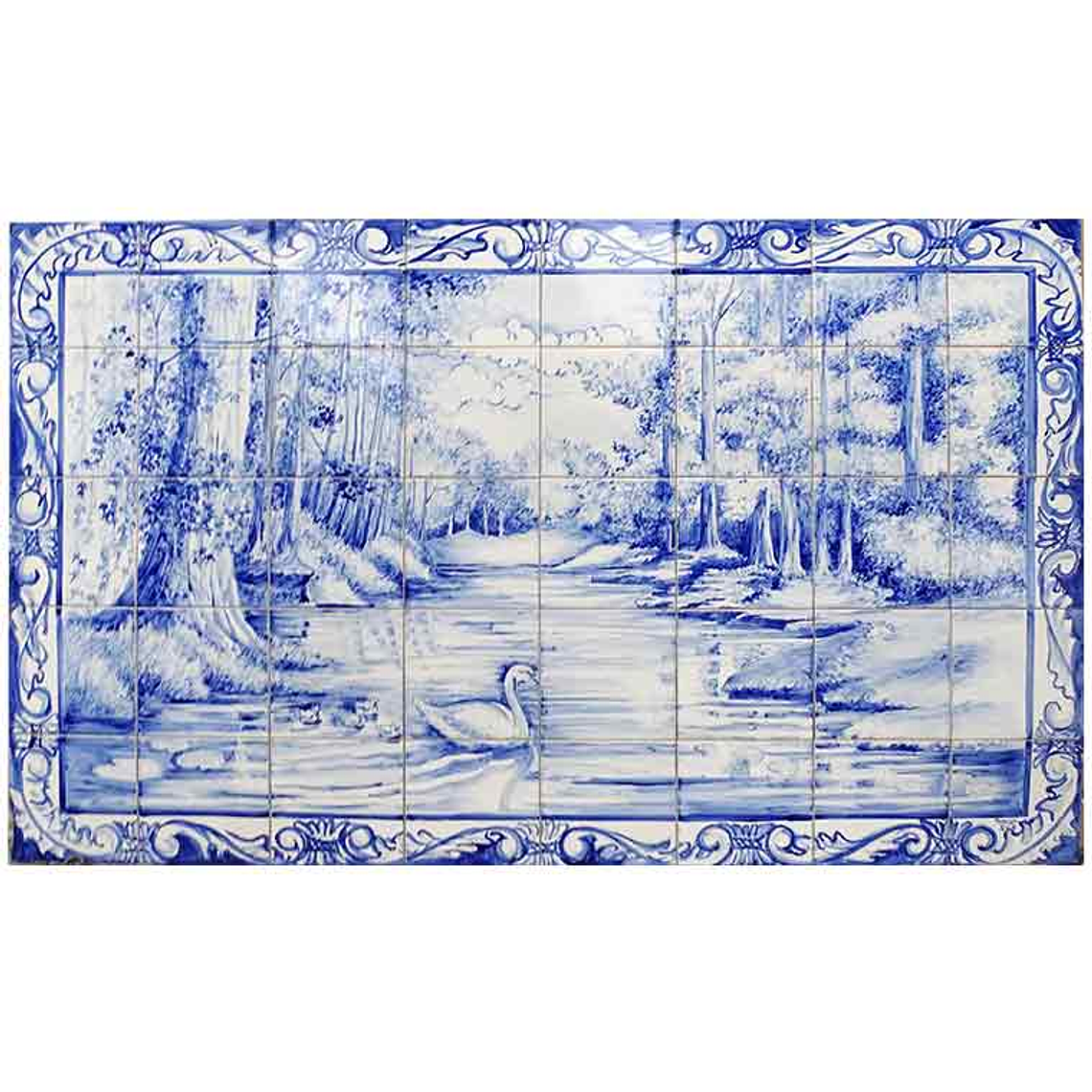  Panel de Paisaje con Cisne 40 piezas 1