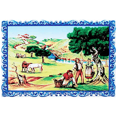 Azulejo Apanha das Azeitonas