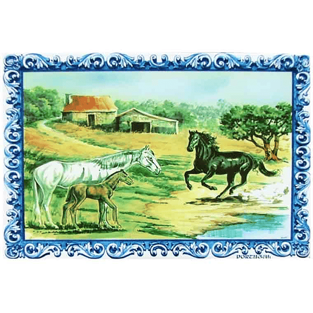 Azulejo Cavalos 
