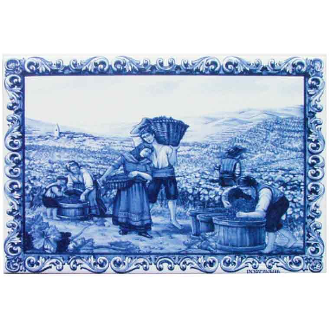Azulejo a Vindima Azul 1