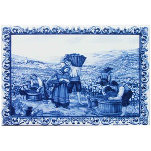 Azulejo azul vintage