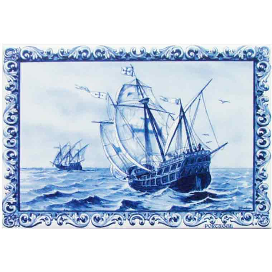 Azulejo Caravela azul 1