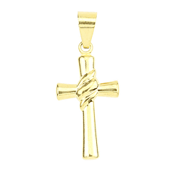 Golden cross pendant