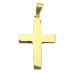 Golden cross pendant