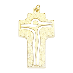 Colgante de Cristo en la Cruz dorado